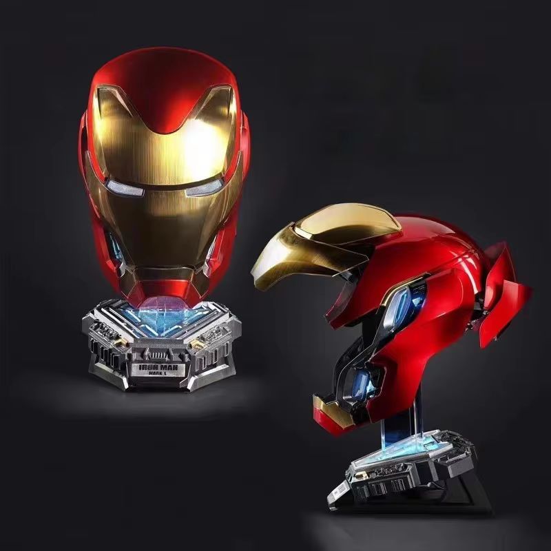 Cosplay Fire Prop - Mk50 Iron Man Wearable Helmet Split