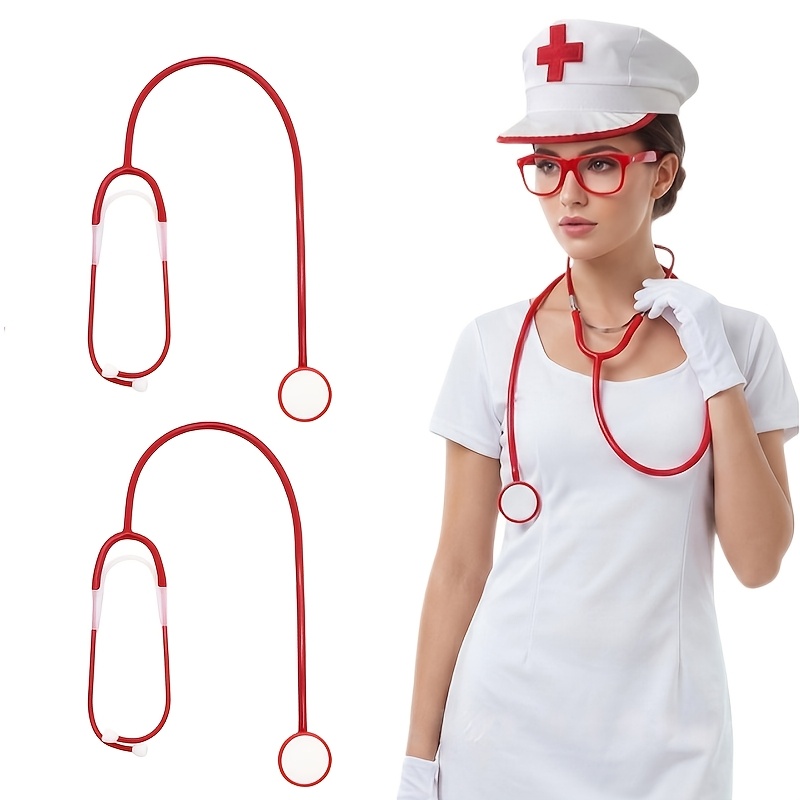 Cosplay Prop Making - 1pc Halloween Fake Stethoscope Toy Nurse