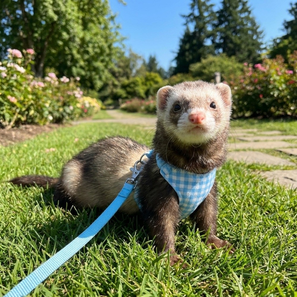 Plaid Ferret Escape-Proof Harn - đánh giá và giá D Ring Strap