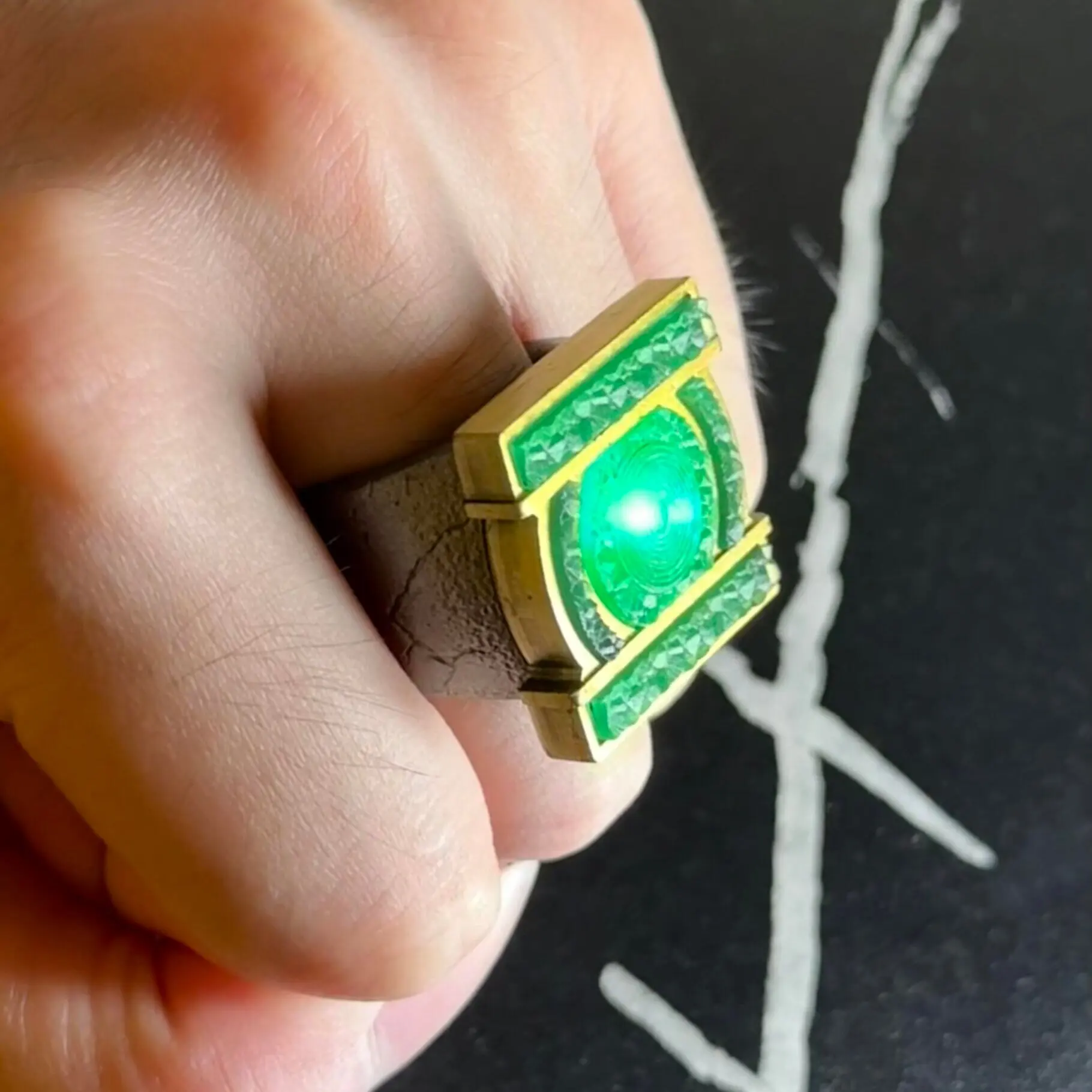 【In Stock】Lanterns GREEN-LANTE - đánh giá và giá Cosplay Fire Prop