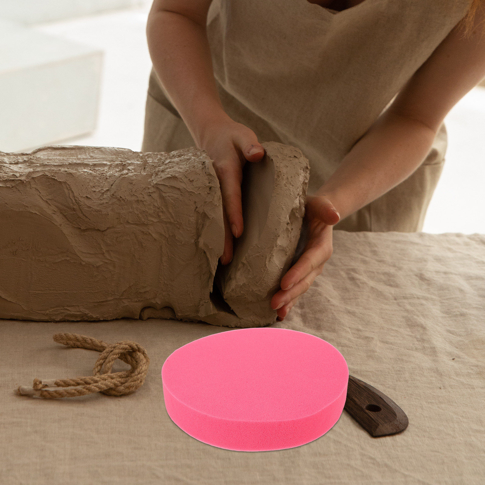 Pottery Sponge Cushion 13.56 I - đánh giá và giá Foam Clay Sculpt
