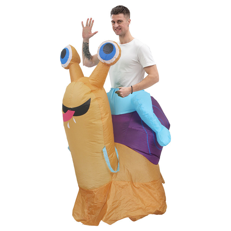 Riding Snail Inflatable Costum - đánh giá và giá Cosplay Prop