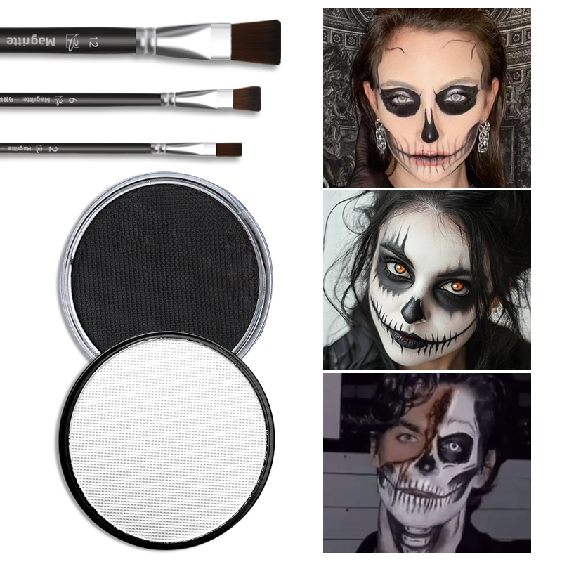 5pcs Black&Clown White 30g Pai - đánh giá và giá Cosplay Prop Paint